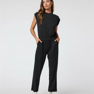 Vuori Short Sleeve Lux Crew Jumpsuit